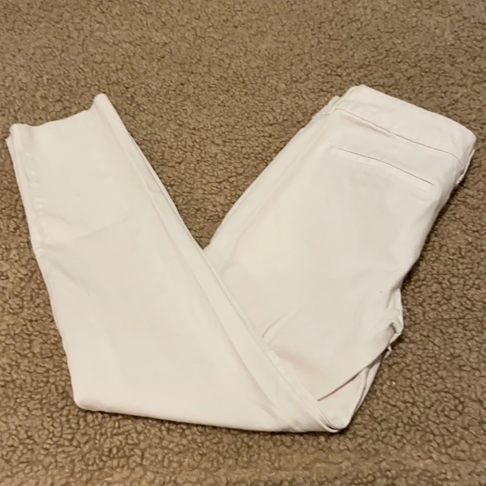 White pixie pants